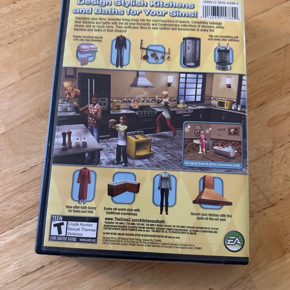 The Sims 2 Kitchen & Bath Interior Design Stuff PC Game